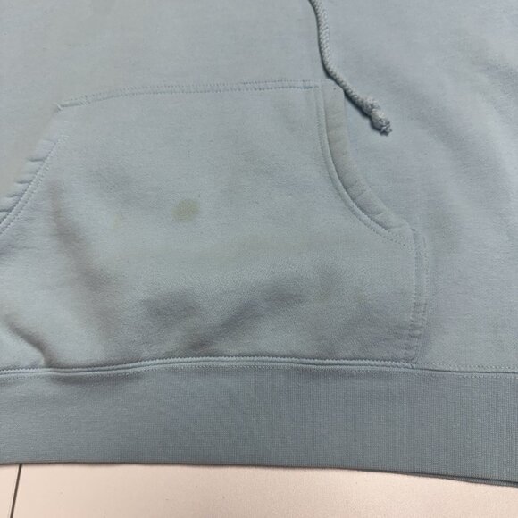 Pleasures Hoodie Sweatshirt Mens Large 24.5x26.5 Lite Blue Skate Streetwear - Picture 5 of 15